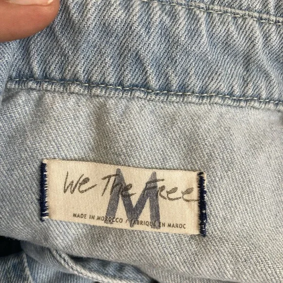 Free people We The Free Jumpsuit denim medium - Picture 2 of 7